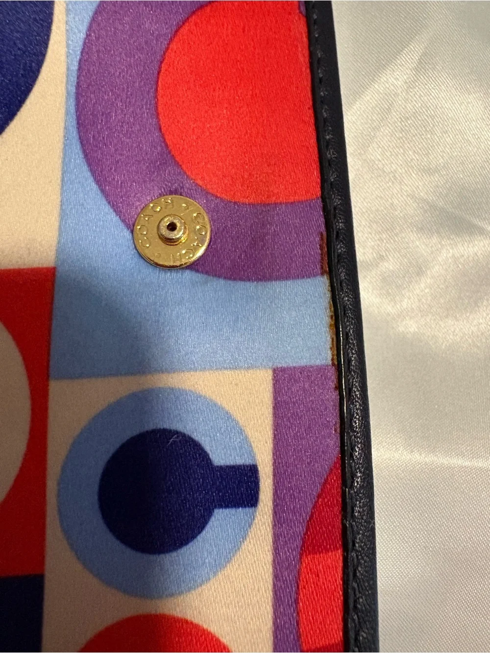 Coach Y2K Resort Op Art Clutch/Wristlet